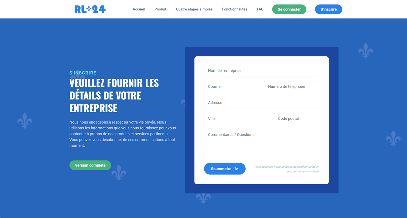 Relev 24 EN LIGNE Mise en route