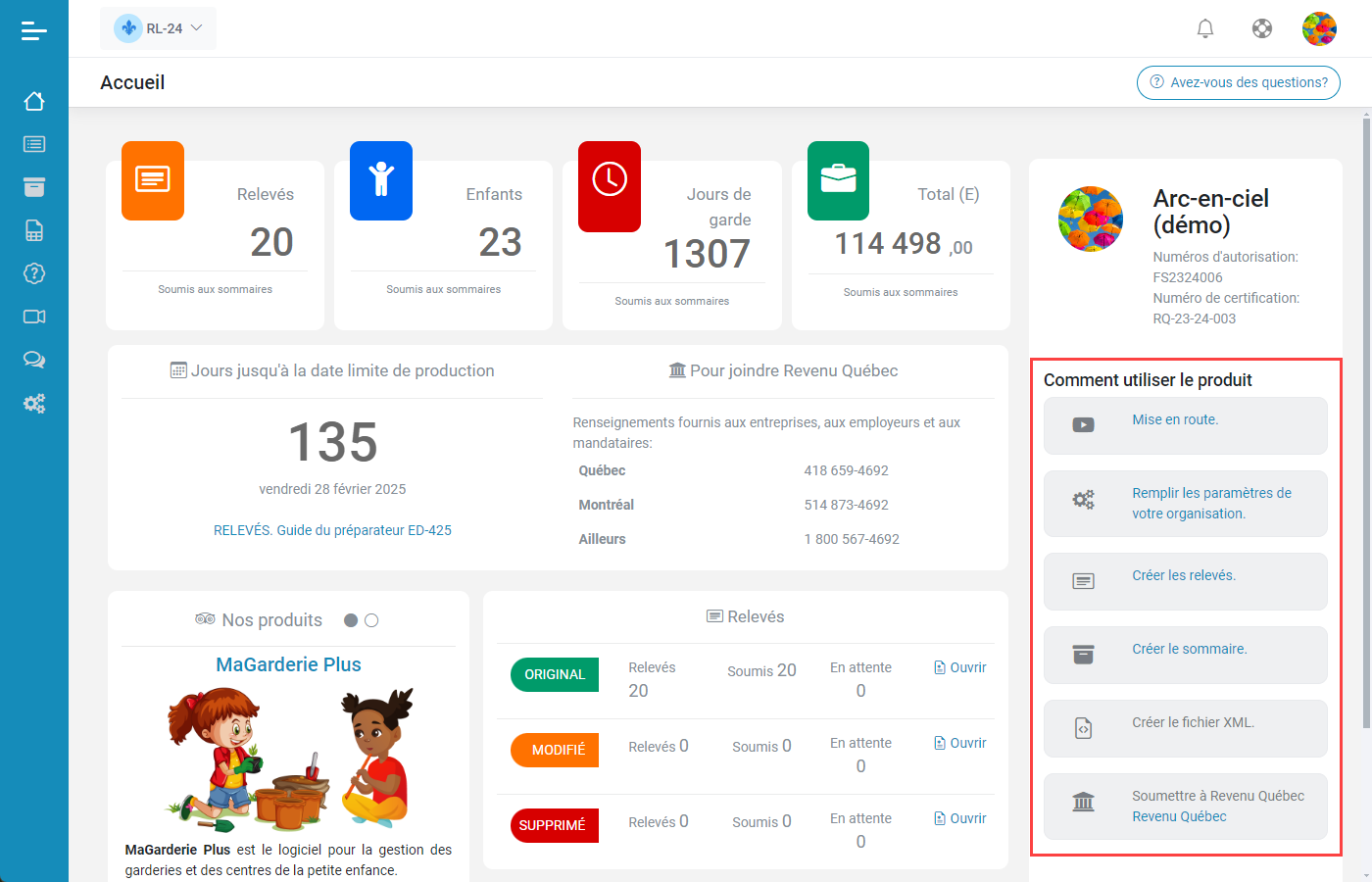 Relev 24 EN LIGNE Processus de production des relevs 24